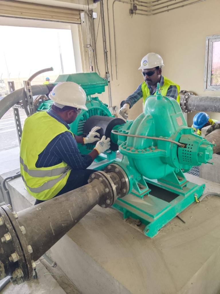 Pump maintenance and alignment